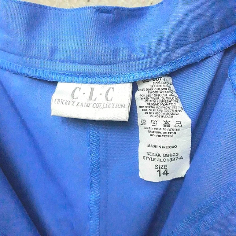 C.L.C. CRICKET LANE COLLECTION Golf Shorts 14 Blue Excellent - Picture 5 of 5